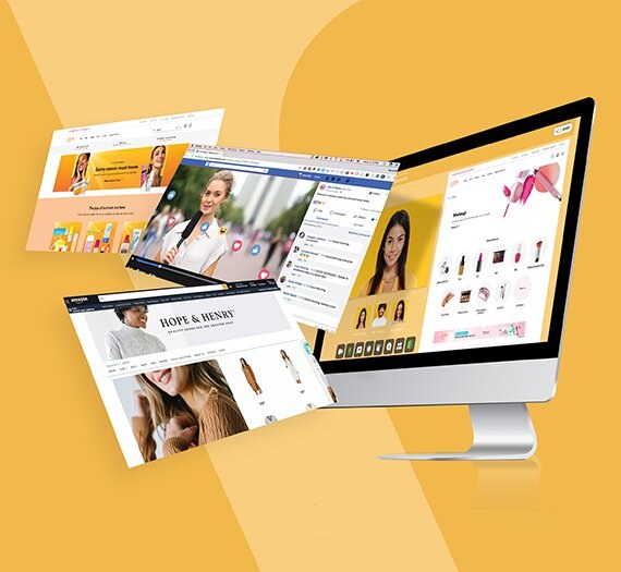 Interactive websites and shopping inside PxCH